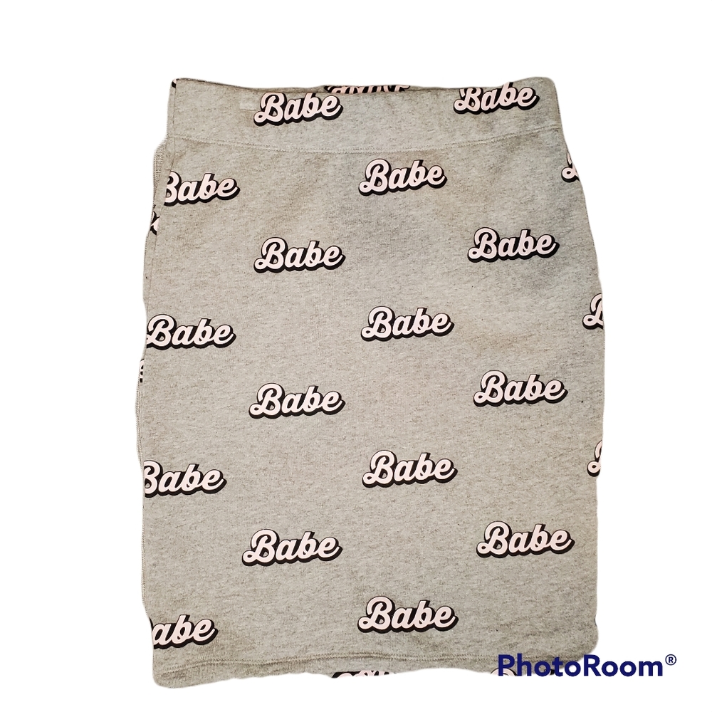 Forever 21 Babe Skirt, Gray, Medium - Picture 2 of 8